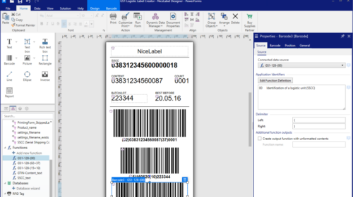 software nicelabel tela